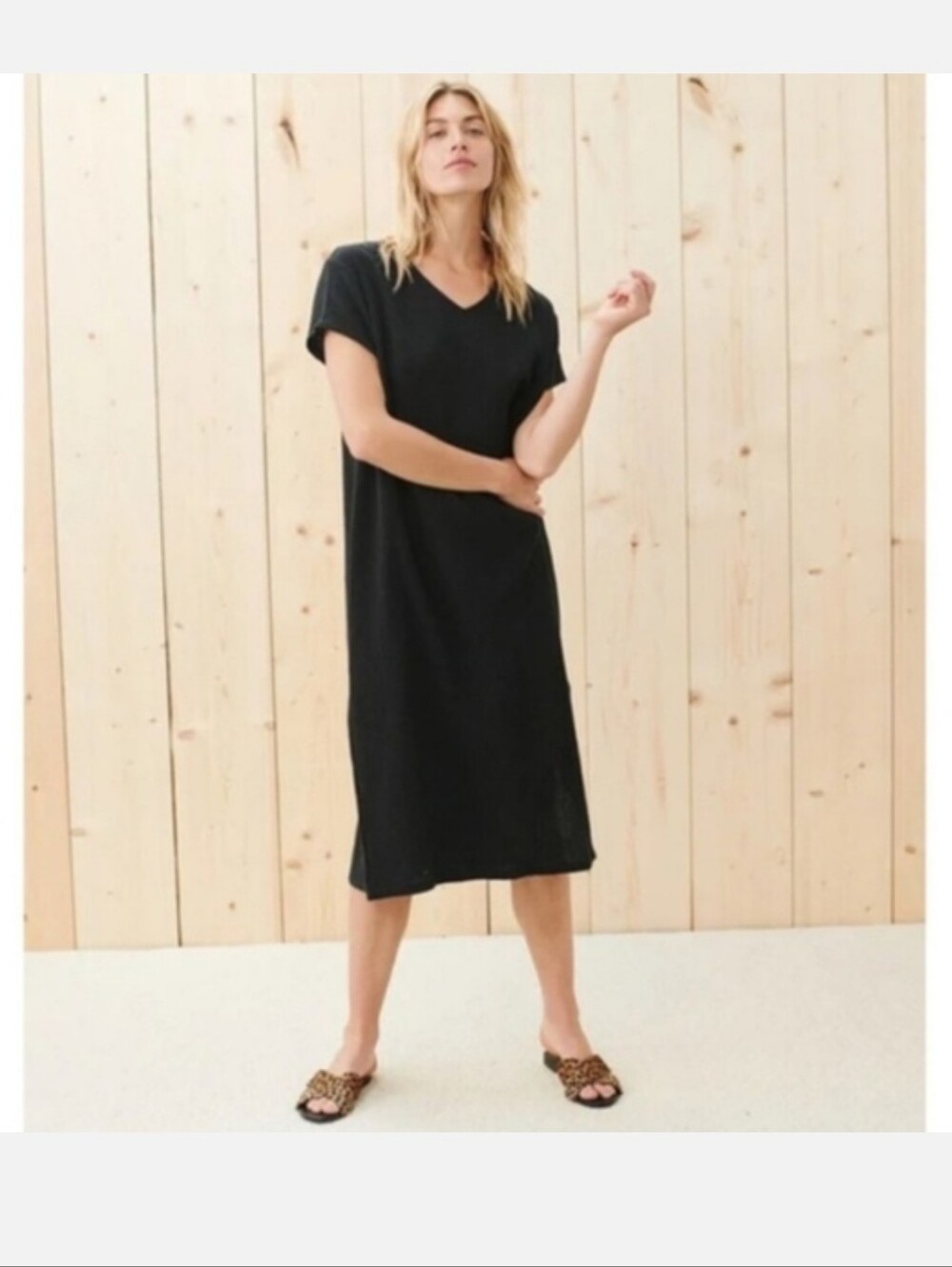 JENNI KAYNE CYPRESS CAFTAN COTTON GAUZE DRESS